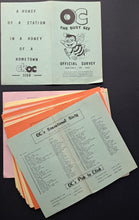 Load image into Gallery viewer, Set of 32 1961-62 CKOC Radio OC The Busy Bee Sensational Sixty Music Charts VTG
