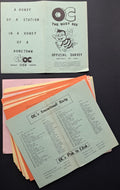 Set of 32 1961-62 CKOC Radio OC The Busy Bee Sensational Sixty Music Charts VTG