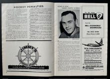 Load image into Gallery viewer, 1963 Boston Garden Program Toronto Maple Leafs Boston Bruins NHL Vintage
