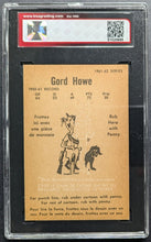 Load image into Gallery viewer, 1961-62 Parkhurst Gordie Howe #20 Detroit Red Wings Slabbed + Graded 3.5 VG+ KSA
