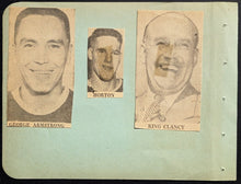 Load image into Gallery viewer, Punch Imlach Autographed Cut Out Signed Toronto Maple Leafs Vintage NHL HOF
