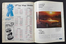 Load image into Gallery viewer, 1970 Olympia Stadium Program Detroit Red Wings Original Six NHL Hockey Vintage

