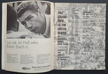 Load image into Gallery viewer, Grand Prix of the United States Program Glen Watkins Racing Vintage Jim Clarke
