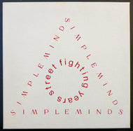 Simple Minds Custom Case Promotional CD For Street Fighting Years Vintage Rock