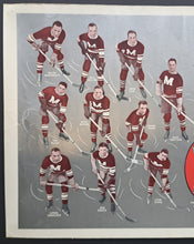 Load image into Gallery viewer, 1935 Montreal Maroons Stanley Cup Champions Team Photo Vintage Poster NHL
