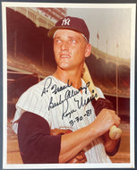 1981 Roger Maris Signed Photo New York Yankees Autographed Graded