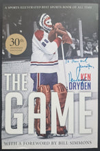 Load image into Gallery viewer, Ken Dryden Autographed Signed Book Jacket Montreal Canadians NHL Hockey VTG JSA
