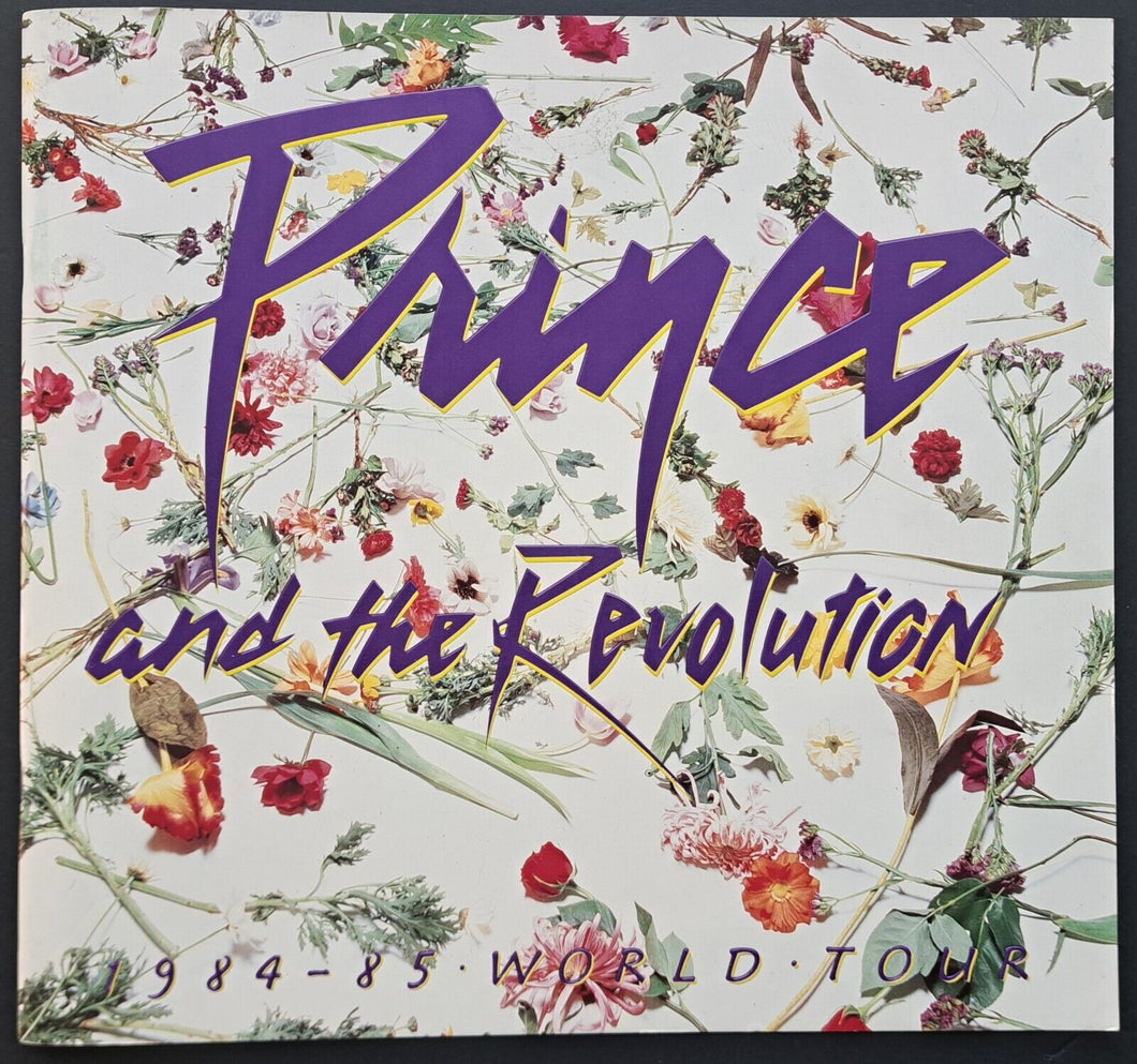 1984-1985 Prince and the Revolution Purple Rain World Tour Concert Program VTG