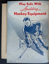 Load image into Gallery viewer, Spalding Athletic Library Official Hockey Guides For NCAA Hockey 1928/29-1938/39
