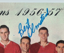 Load image into Gallery viewer, 1956 Montreal Canadiens Autographed Photo Henri Richard+Bert Olmstead Signed JSA
