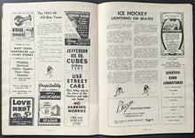 Load image into Gallery viewer, 1938 Chicago Stadium Review NHL Stanley Cup Playoff Vintage Hockey Program
