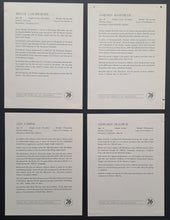 Load image into Gallery viewer, 1962/63 Vintage Los Angeles Blades Player WHL Hockey Print Promo Set
