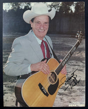 Load image into Gallery viewer, Earnest Tubb Signed Autographed Photo Taken By Dean Tubb Country Honky Tonk Vtg
