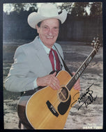 Earnest Tubb Signed Autographed Photo Taken By Dean Tubb Country Honky Tonk Vtg