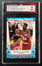 Load image into Gallery viewer, 1989-90 Fleer All-Stars #2 Akeem Olajuwon Houston Rockets NBA Basketball Card
