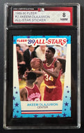 1989-90 Fleer All-Stars #2 Akeem Olajuwon Houston Rockets NBA Basketball Card