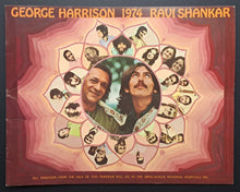 Load image into Gallery viewer, 1974 George Harrison &amp; Ravi Shankar Vintage Tour Program Beatles Dark Horse Tour
