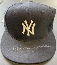 Load image into Gallery viewer, Mickey Mantle Signed New Era Vintage New York Yankees Hat Autographed JSA LOA
