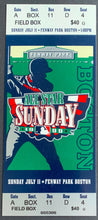 Load image into Gallery viewer, 1999 MLB All Star Sunday Full Ticket Boston Red Sox Fenway Park Baseball
