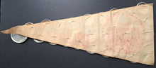 Load image into Gallery viewer, 1981-1984 Kamloops Oilers 28&quot; Pennant with 25 Different Pinbacks WHL Hockey VTG
