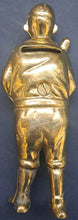 Load image into Gallery viewer, Vintage Ty Cobb Style Brass Piggy Bank Baseball Player Metal Money Box MLB
