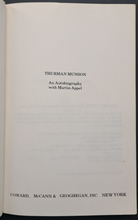 Load image into Gallery viewer, 1978 Thurman Munson Autobiography Softcover Book New York Yankees MLB Baseball
