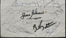 Load image into Gallery viewer, Autographed Signed Sheet NHL Hockey Players JSA Mikita Bower Richard Howe Hull
