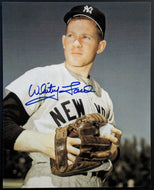 Whitey Ford Autographed New York Yankees Photo Signed MLB HOF COA Baseball