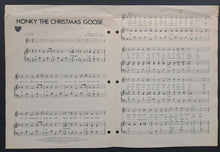 Load image into Gallery viewer, 1965 Honky the Christmas Goose Johnny Bower Sheet Music Toronto Maple Leafs NHL

