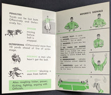 Load image into Gallery viewer, 1957 Canadian Football Pocket Schedule Shell Oil Promo Vintage ORFU WIFU
