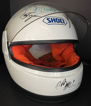 Load image into Gallery viewer, Indy Car World Series Autographed Signed Helmet Andretti Foyt Unser JSA LOA
