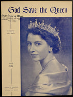 1950s Queen Elizabeth II Vintage Sheet Music Canadian Issued After Coronation