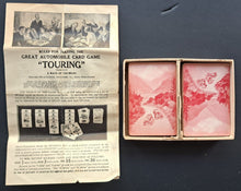 Load image into Gallery viewer, Circa 1926 Parker Brothers Touring Automobile Card Game Improved Edition Vintage
