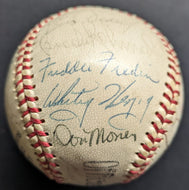 1974 MLB ASG AL Team Signed x22 Autographed Baseball Munson Weaver MLB PSA LOA