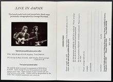 Load image into Gallery viewer, 1991 George Harrison Signed Autographed Ltd Edition Japan Tour Box Set + JSA LOA
