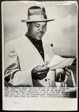 Load image into Gallery viewer, Joe Lewis Original Associated Press Photo Boxing Stamped Black &amp; White Vintage
