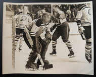 1970 Type 1 Photo Old Timers Game Canadiens Bruins Maurice Richard Hockey NHL