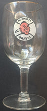 Load image into Gallery viewer, Circa 1953-1965 Milwaukee Braves Drinking Wine Glass MLB Baseball Vintage

