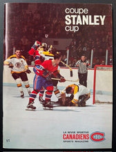 Load image into Gallery viewer, 1969 Stanley Cup Finals Montreal Canadiens St. Louis Blues Yearbook + Program
