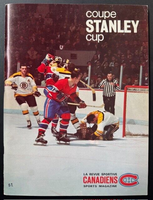 1969 Stanley Cup Finals Montreal Canadiens St. Louis Blues Yearbook + Program