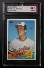 Load image into Gallery viewer, 1985 Topps MLB #704 Cal Ripken Jr. Baltimore Orioles All-Star Baseball Card KSA
