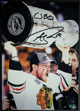 Load image into Gallery viewer, Andrew Shaw Chicago Blackhawks Autographed Stanley Cup Winning Photo Signed NHL
