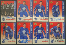 Load image into Gallery viewer, 2007 Toronto Maple Leaf Upper Deck 40th Anniversary Commemorative Card Set
