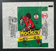 Load image into Gallery viewer, 1977 O-Pee-Chee World Hockey Association Hockey Card Wax Pack Wrappers Vintage
