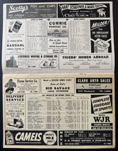 Load image into Gallery viewer, 1951 Briggs Stadium Detroit Tigers vs Boston Red Sox Program Vtg MLB Baseball
