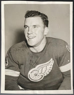 1944 NHL Hockey Detroit Red Wings Pat Egan Type 1 Vintage Photo Turofsky