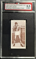 1938 Joe Louis Churchman Cigarettes Boxing Personalities Card #26 KSA 6.5 ENM+