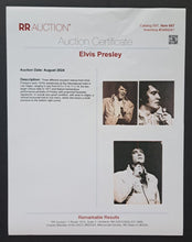 Load image into Gallery viewer, 1970 Las Vegas International Hotel Souvenir Menu Elvis Presley Photo Vintage
