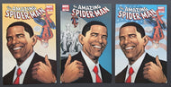 2009 Barrack Obama Amazing Spider-Man Lot Of 3 Comics Marvel Universe President