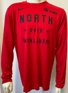 Alfonzo McKinnie Toronto Raptors 2018 NBA Playoffs Warmup Worn Nike T-Shirt